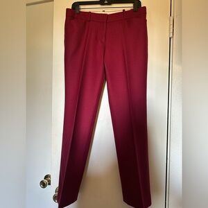 LOFT Burgundy Trousers